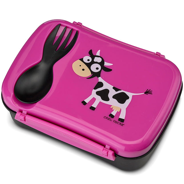 N'ice Box Lunchbox mit Kühlblock Cerise