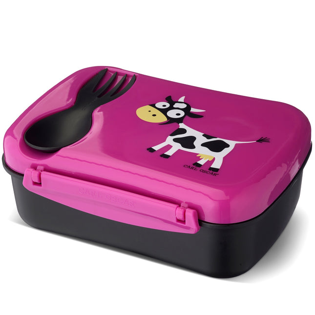 N'ice Box Lunchbox mit Kühlblock Cerise