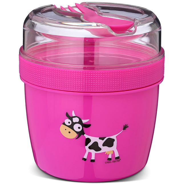 N'ice Cup - Lunchbox mit Kühlplatte Kirschrot