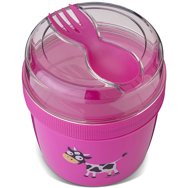 N'ice Cup - Lunchbox mit Kühlplatte Kirschrot