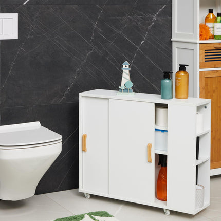 Meuble de niche à roulettes