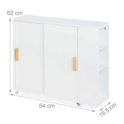 Meuble de niche à roulettes