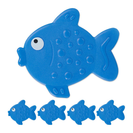 Anti-Rutsch-Badaufkleber Fische, 5er Set