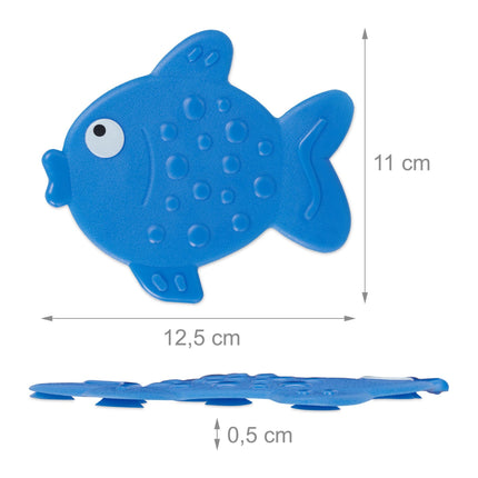 Anti-Rutsch-Badaufkleber Fische, 5er Set