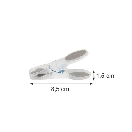 Pinces à linge antidérapantes, lot de 75, adhérence souple, 3 couleurs