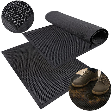 Tapis d'entrée antidérapant, 90 x 60 cm, caoutchouc TPE