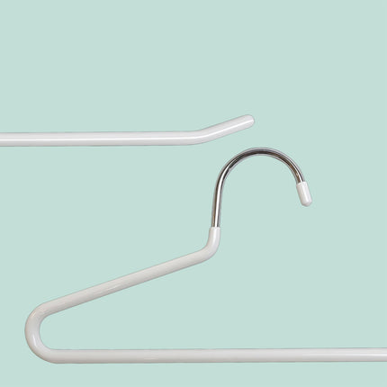 Cintres à pantalons antidérapants en métal - Ensemble gain de place