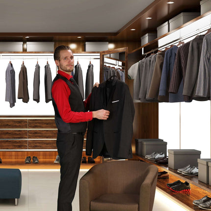Ensemble de cintres antidérapants pour costumes