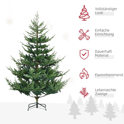 Künstlicher Weihnachtsbaum Nordische Kiefer, 180cm, Grün