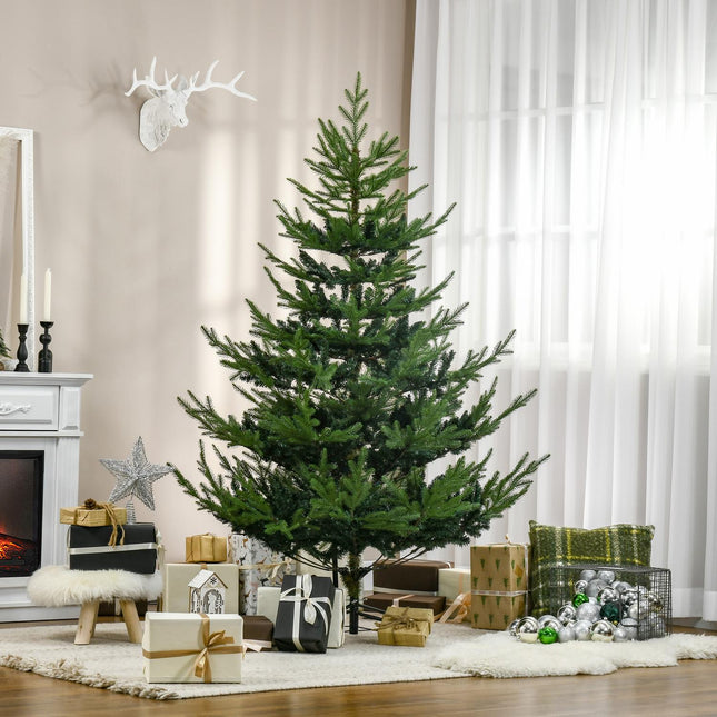 Sapin de Noël artificiel en pin nordique, 180 cm, vert