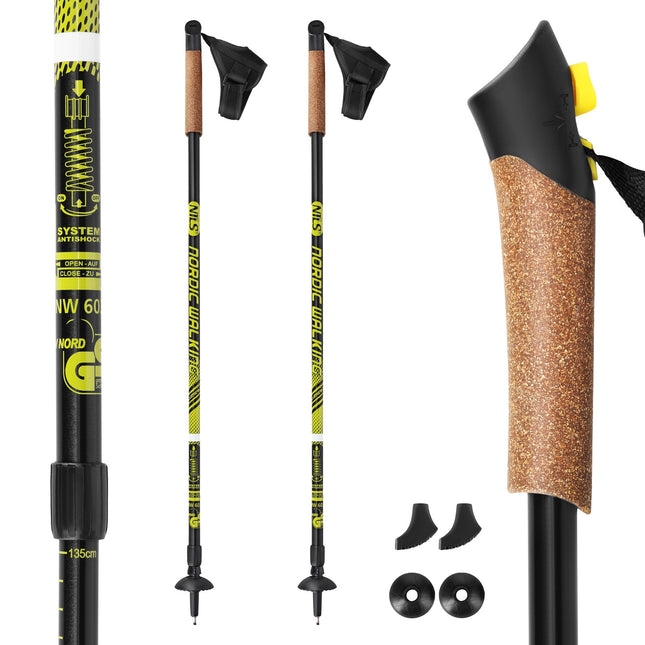 Nordic-Walking-Stöcke, verstellbar, leicht