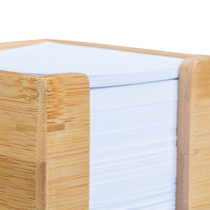 Carnet de notes en bambou