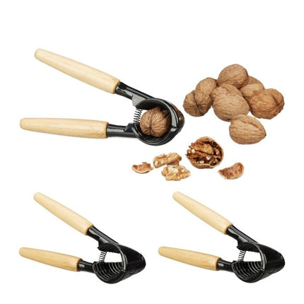 Casse-noisette avec manche en bois Lot de 3