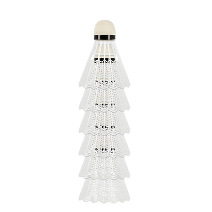 Nylon-Federbälle, 6er-Pack