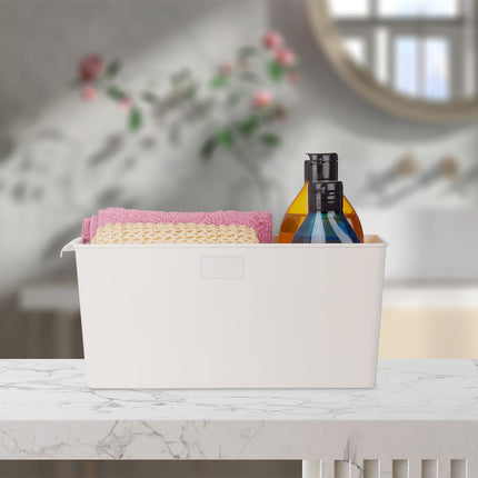 Boîte de rangement oblongue en lot de 4