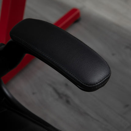 Ergonomischer Bürostuhl – höhenverstellbar, gepolstert, schwarz