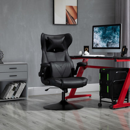 Ergonomischer Bürostuhl – höhenverstellbar, gepolstert, schwarz