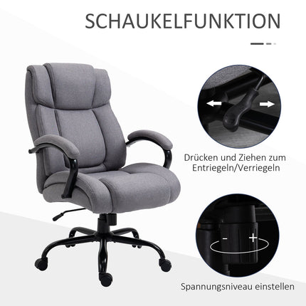 Chaise De Bureau Chaise De Bureau Chaise De Jeu Chaise Pivotante Fonction À Bascule Chaise Ergonomique Rembourrée Épaisse Capacité De Charge 220 Kg