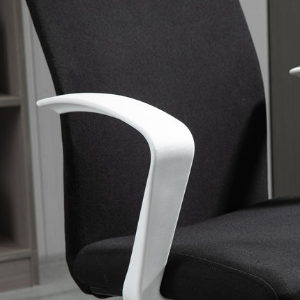 Bürostuhl, ergonomische Netzrückenlehne, 360° drehbar, schwarz