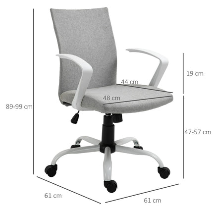 Ergonomischer Bürostuhl mit Kopfstütze, Netzrückenlehne und Rollen