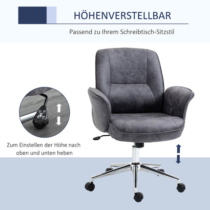 Ergonomischer Bürostuhl, höhenverstellbar, 120 kg Tragkraft