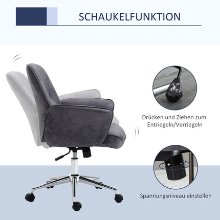 Ergonomischer Bürostuhl, höhenverstellbar, 120 kg Tragkraft