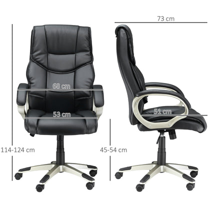 Ergonomischer Bürostuhl mit hoher Rückenlehne, Kippfunktion