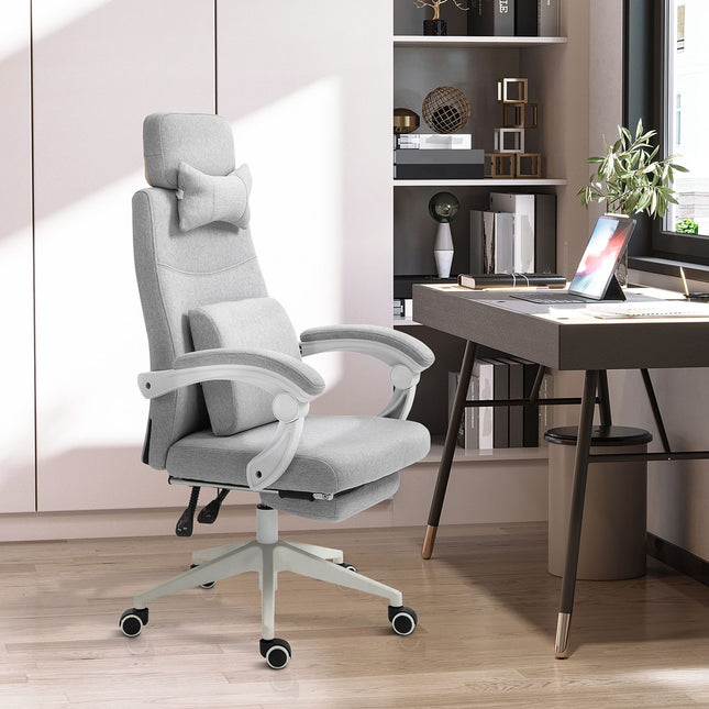 Ergonomischer Gaming-Bürostuhl, Rollen und höhenverstellbar