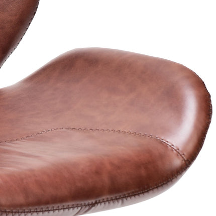 Fauteuil de bureau pivotant, dossier mi-haut en polyuréthane, hauteur réglable, orientable
