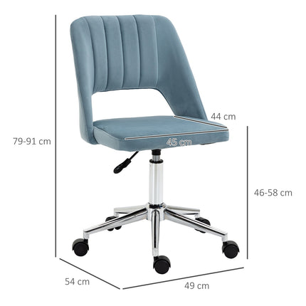 Höhenverstellbarer Bürostuhl - 360° drehbarer Schaumstoffsitz