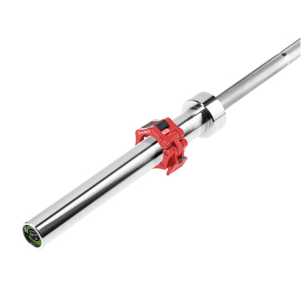 Barre olympique 2200 mm avec colliers de serrage