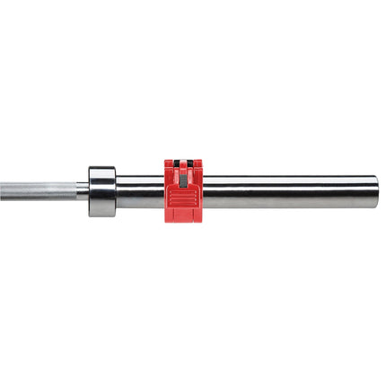 Barre olympique 2200 mm avec colliers de serrage