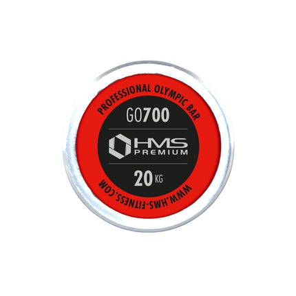 Barre olympique 220 cm avec colliers de serrage