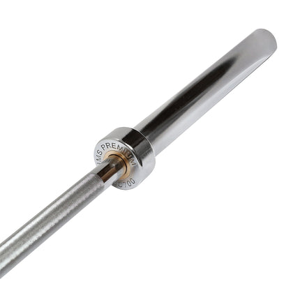Barre olympique 220 cm avec colliers de serrage