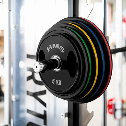 Olympische Hantelscheiben, 2x25kg, Stahl & Neugummi