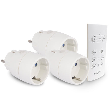 On/Off socket Slim 433 3-pack