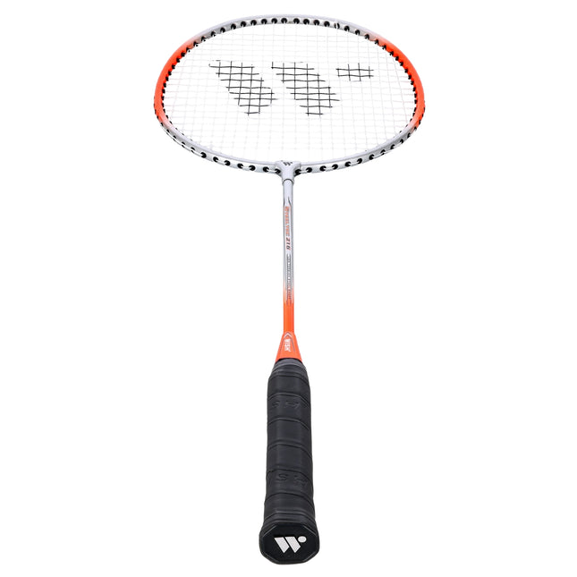 Raquette de badminton orange - Conception légère et durable
