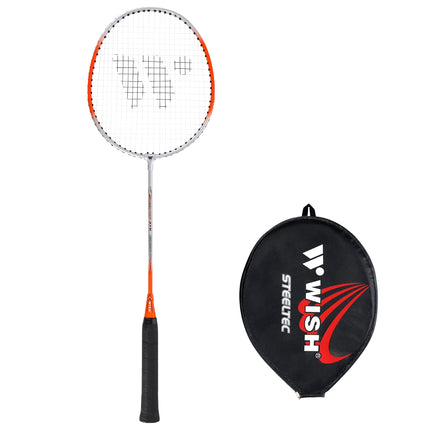 Orangefarbener Badmintonschläger – leichtes, robustes Design