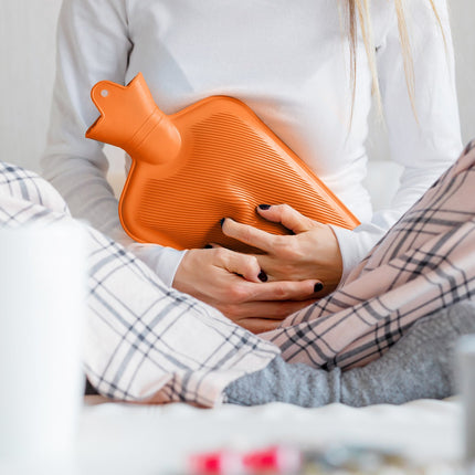 Bouillotte orange 2 L - Anti-fuite, anti-douleur