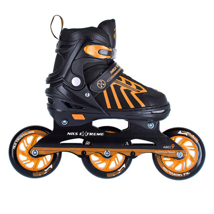 Orangefarbene Inlineskates, Größe L (39-43)