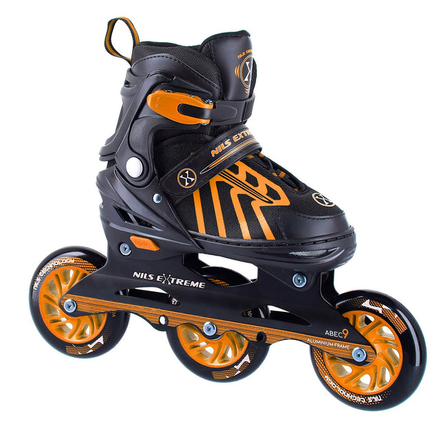 Patins à roues alignées orange, taille S (29-33)