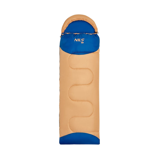 Sac de couchage junior orange, léger et compact