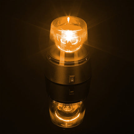 Guirlandes lumineuses LED rotatives orange, lot de 2