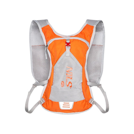 Oranger Laufrucksack, leicht, wasserabweisend