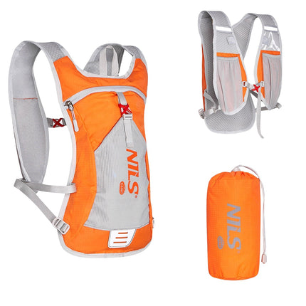 Oranger Laufrucksack, leicht, wasserabweisend