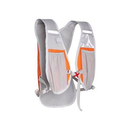 Oranger Laufrucksack, leicht, wasserabweisend