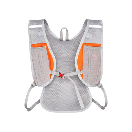 Oranger Laufrucksack, leicht, wasserabweisend