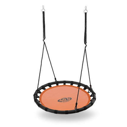 Balançoire soucoupe orange, jeu d'extérieur, diamètre 40 pouces