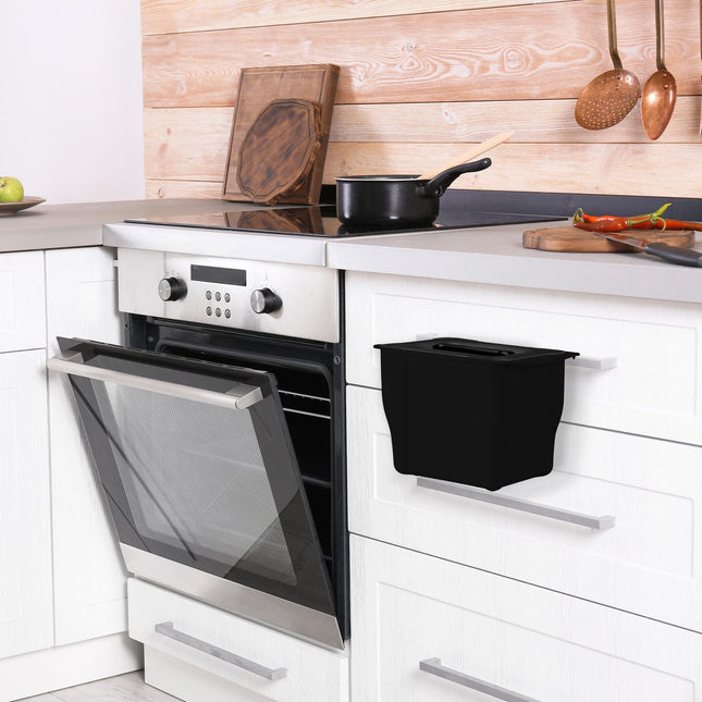 Poubelle à déchets organiques Cuisine 5 l noire