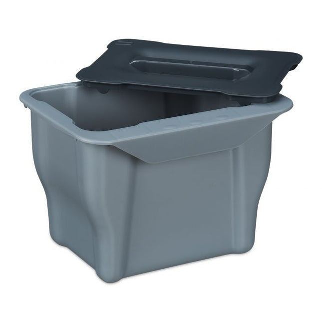Poubelle de cuisine bio 5 l grise